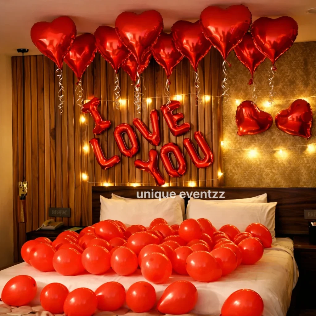 Romantic Room Decoration for Couple