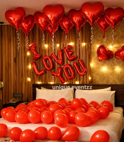 Romantic Room Decoration for Couple