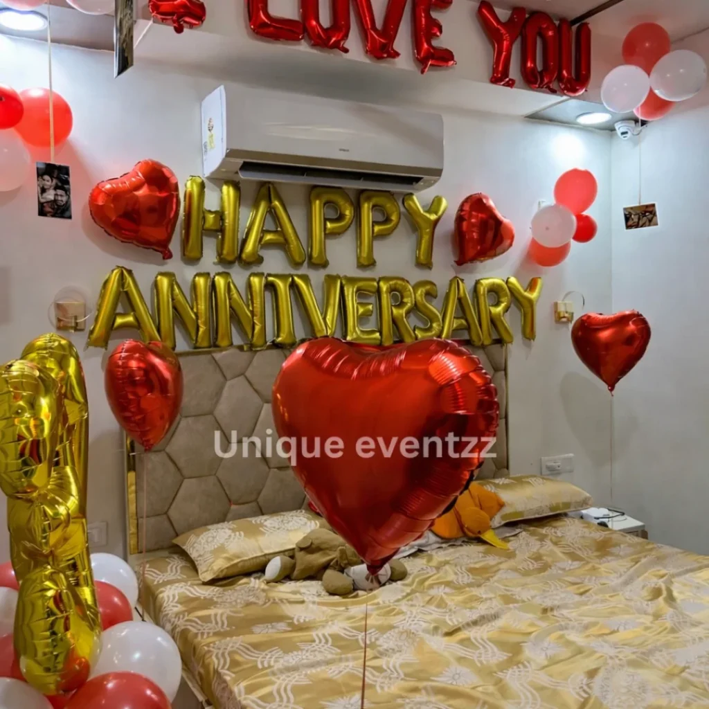 Anniversary Room Decoration