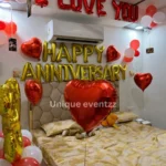 Anniversary Room Decoration