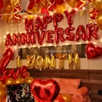 1st month Anniversary Room Decoration