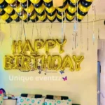 Birthday Decoration in Hotel Room