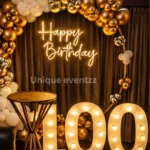 100 Birthday party decoration