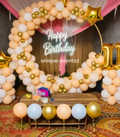 Birthday Ring Balloon Decoration