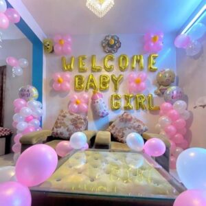 Welcome Baby Decorations for Baby Girl or Boy at Home