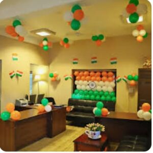 Independence Day Balloon Decoration in Delhi, Noida, ghaziabad