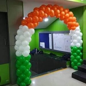 independence day entrance gate balloon decoration for office