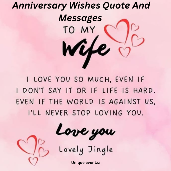 Anniversary Wishes Quote And Messages For Wife