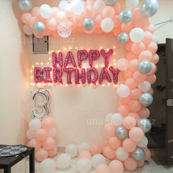 Birthday Balloon Arch