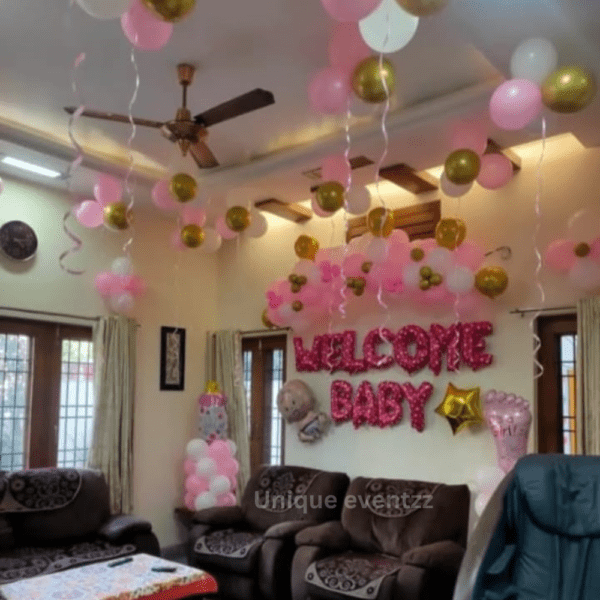 Baby Girl Welcome Decoration