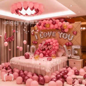 Romantic Proposal Room Decor