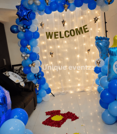 Baby Boy Welcome Decoration