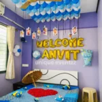 Baby Boy Welcome Room Decoration