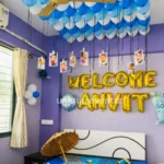 Baby Boy Welcome Room Decoration
