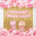 Welcome Baby Decoration For Baby Girl