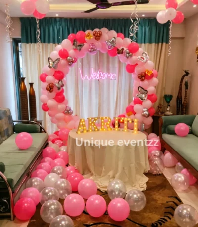 Newborn Baby Girl Welcome Home Decoration