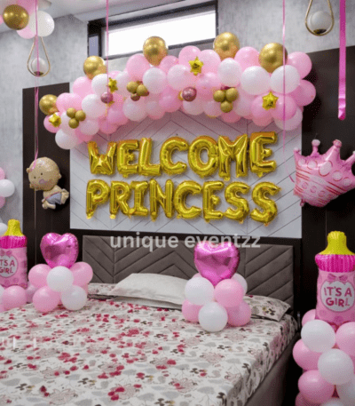 Baby Girl Welcome Room Decoration