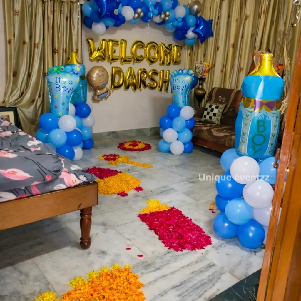 Welcome Baby Flower Decoration
