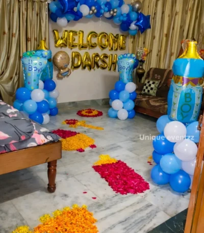 Welcome Baby Flower Decoration