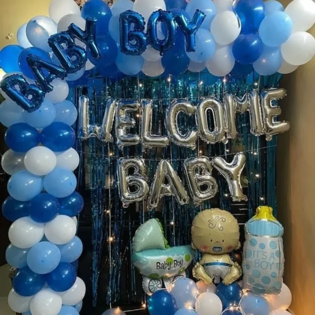 Welcome Baby Boy Decoration