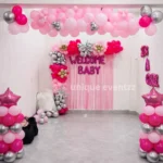 Pink Theme Baby Girl Welcome Decor
