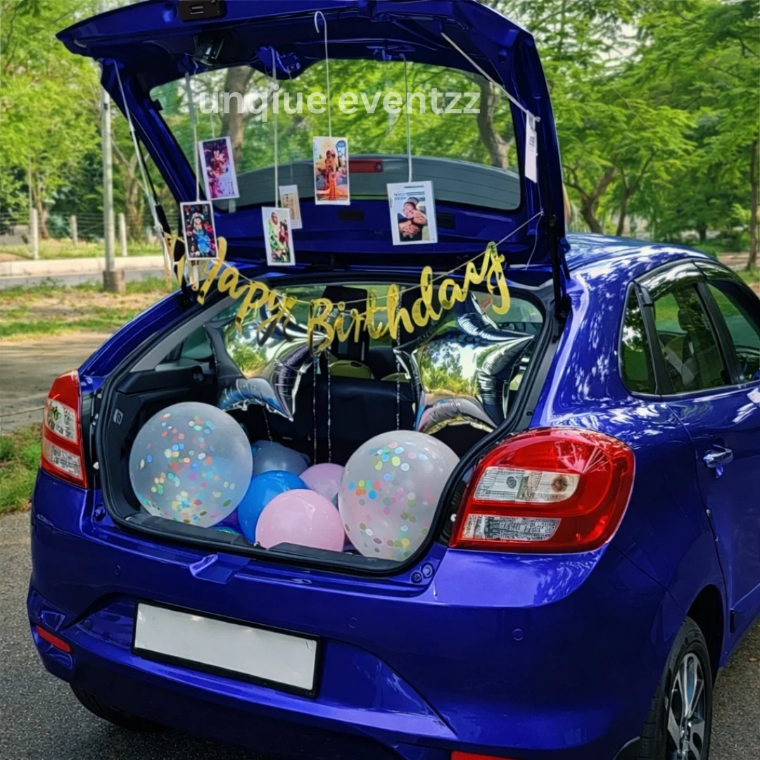 Car Dikki Surprise Decoration For Birthday Car Dikki Surprise Decoration For Birthday