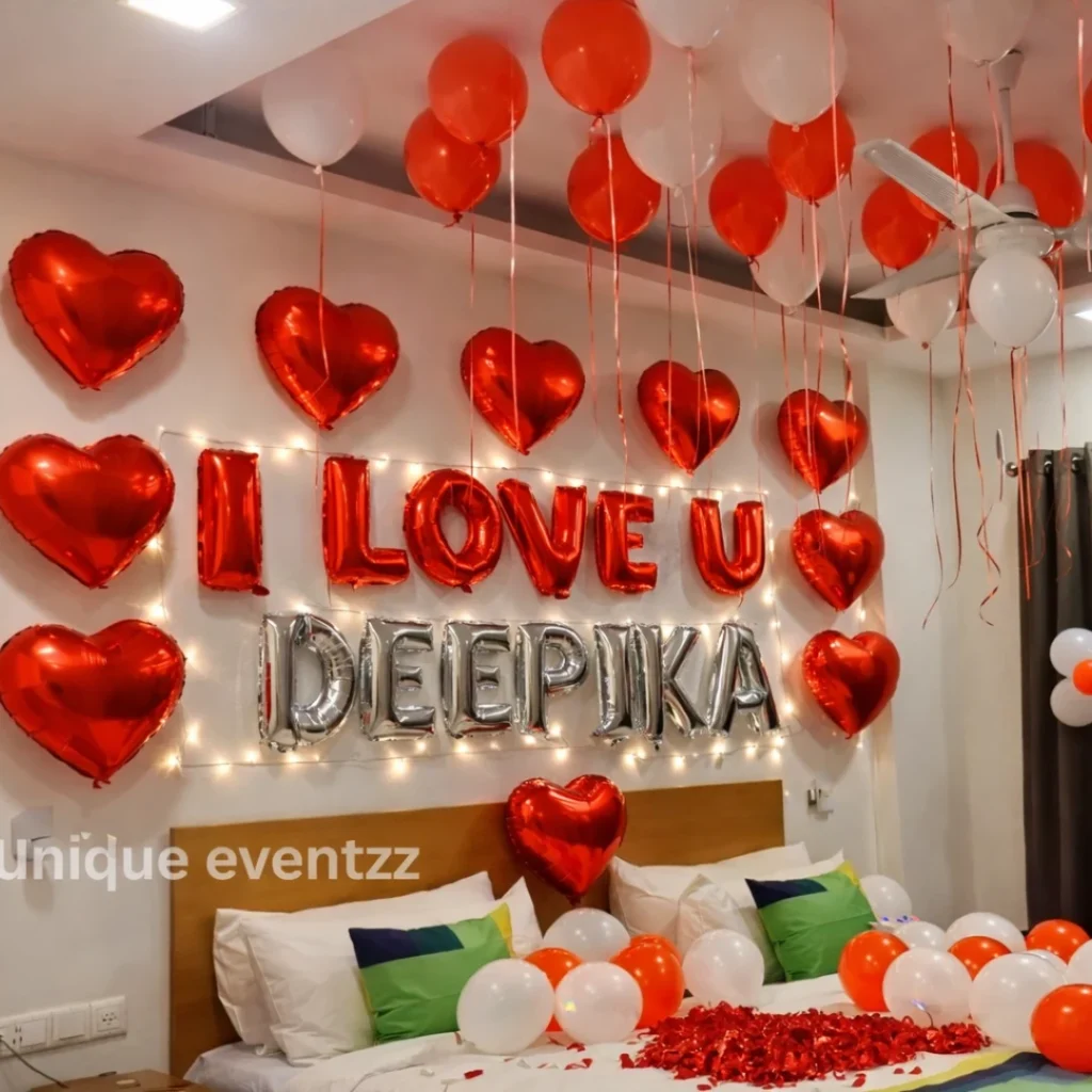 Proposal room decoration for Girlfriend
