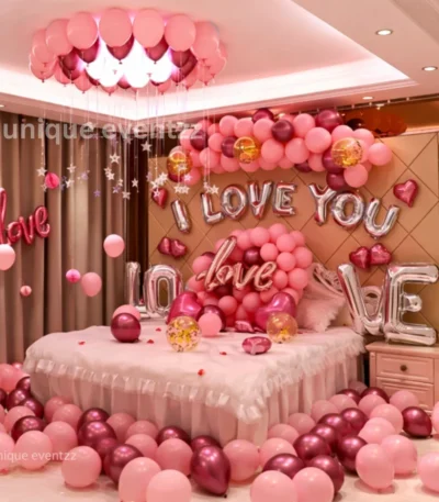 Romantic Proposal Room Decor