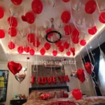 simple romantic room decoration