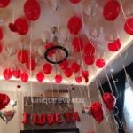 simple romantic room decoration