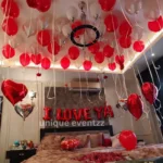 simple romantic room decoration