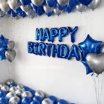 Simple Chrome Balloon Decoration