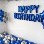 Simple Chrome Balloon Decoration